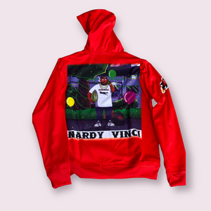 Red nardy trap hoodie