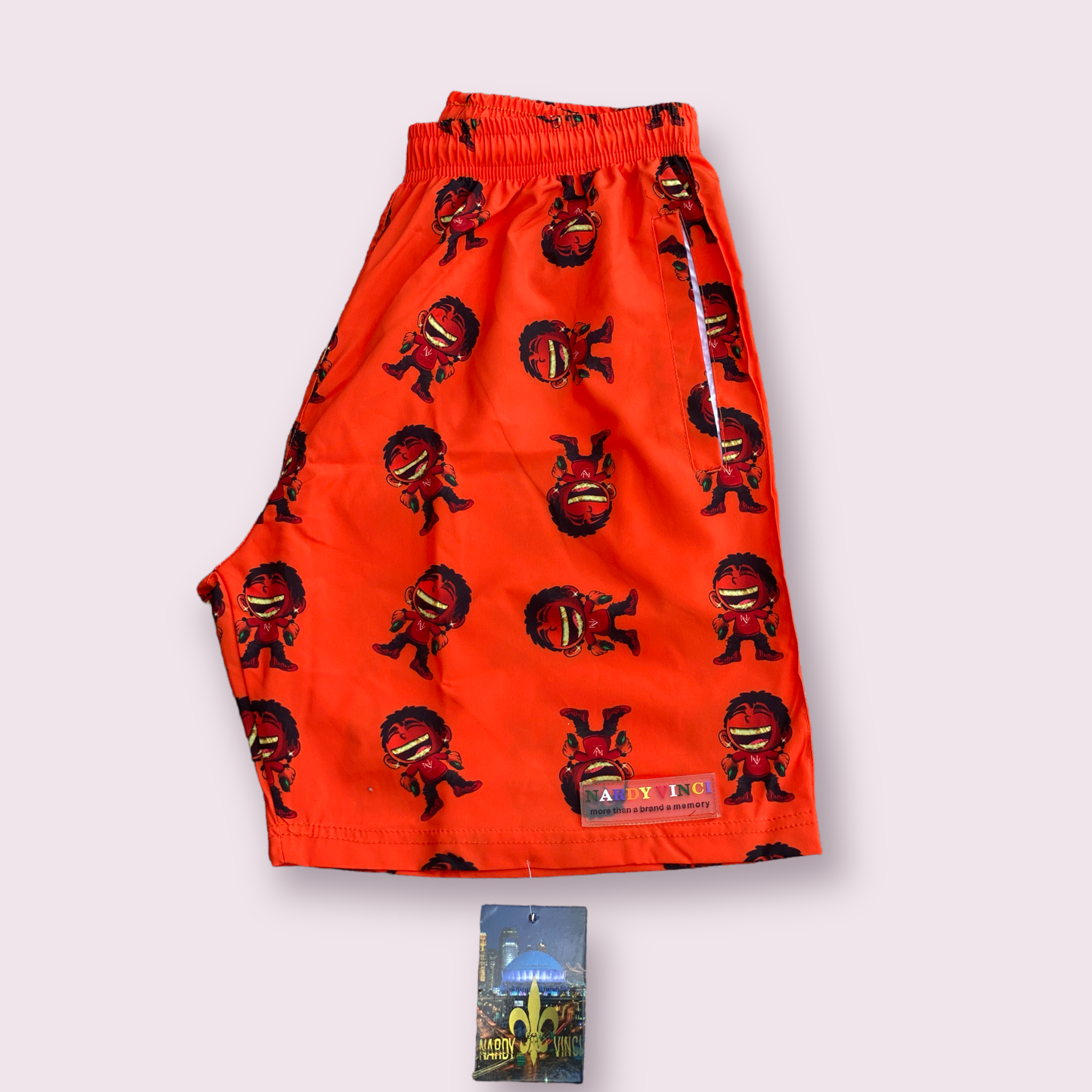 Orange nardy shorts