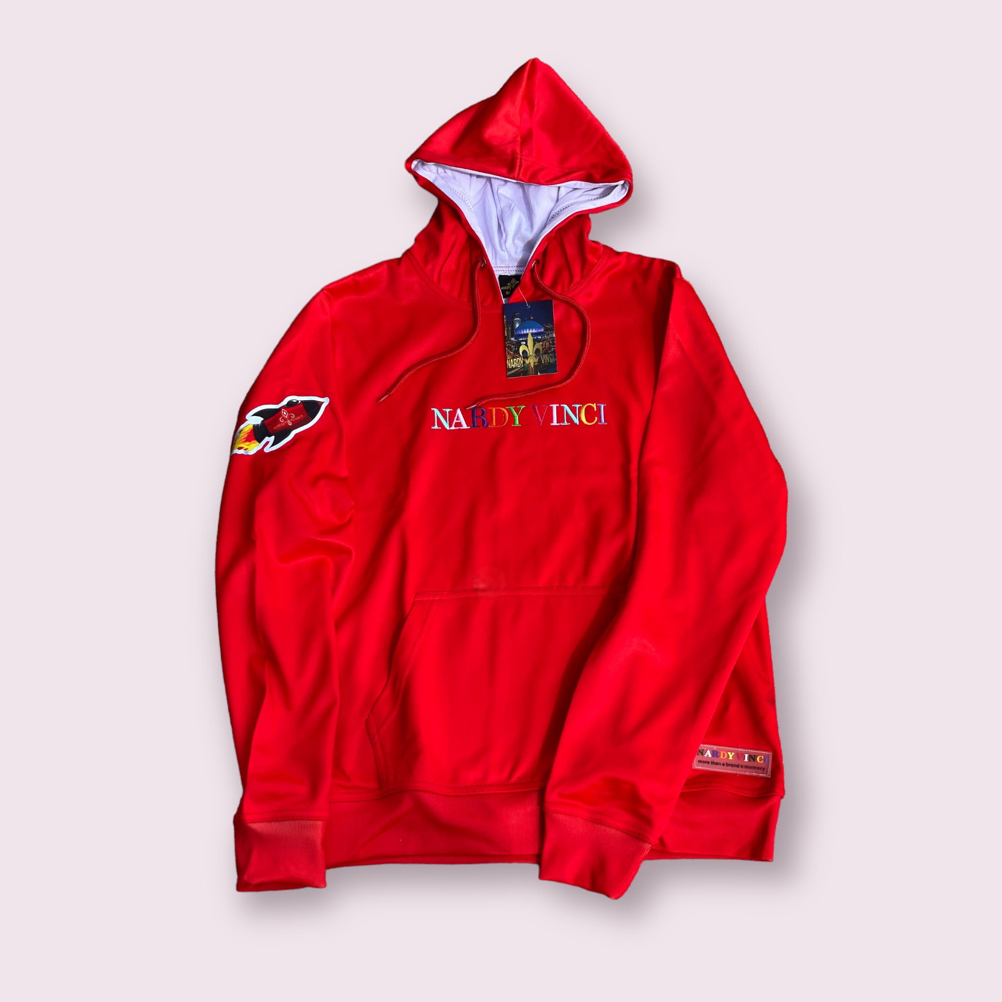 Red nardy trap hoodie