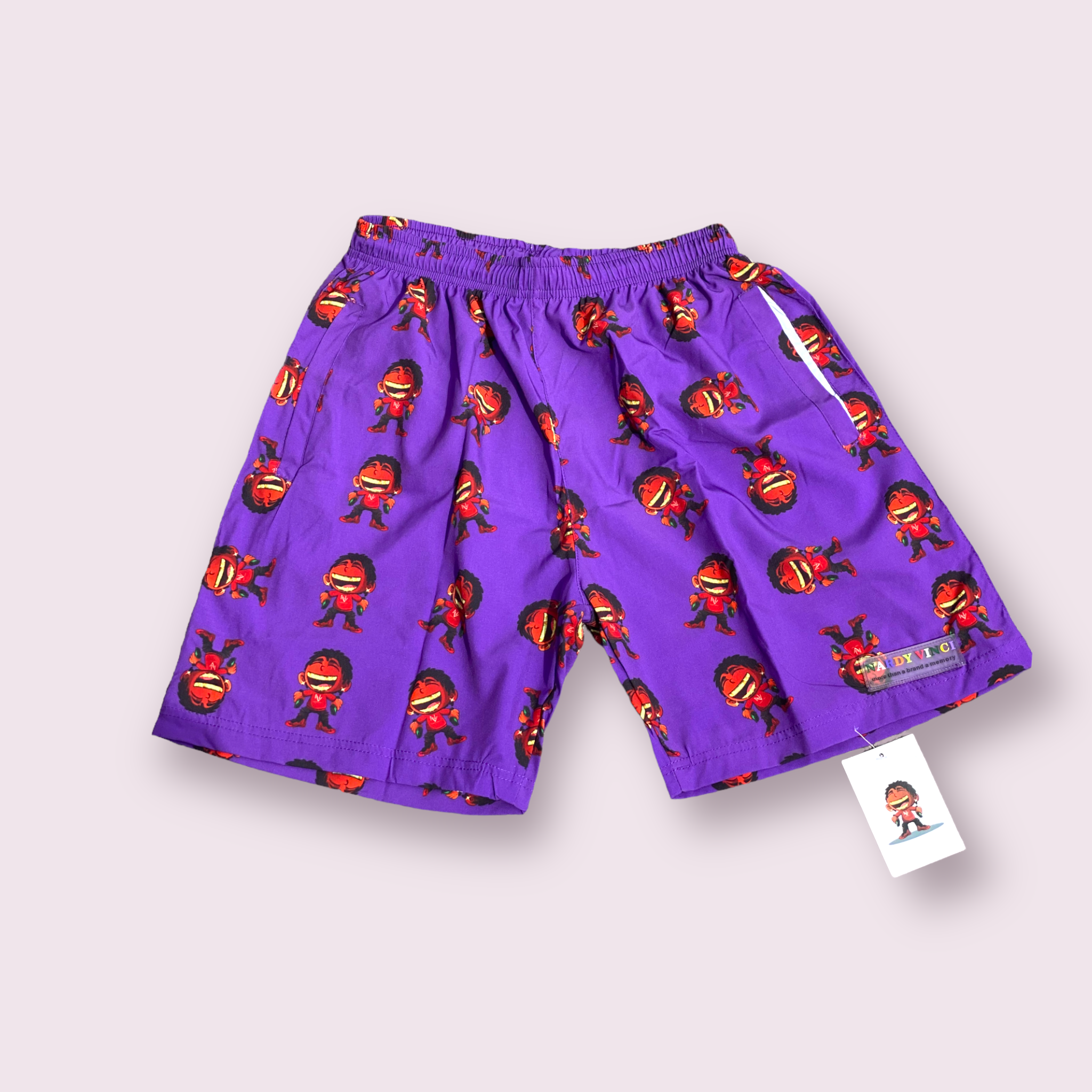 Purple nardy shorts